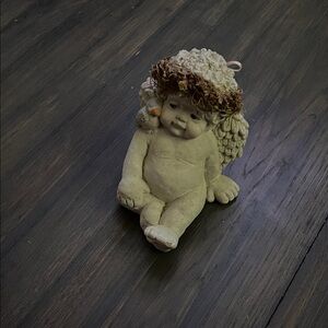 Charming Cream Angel Figurine